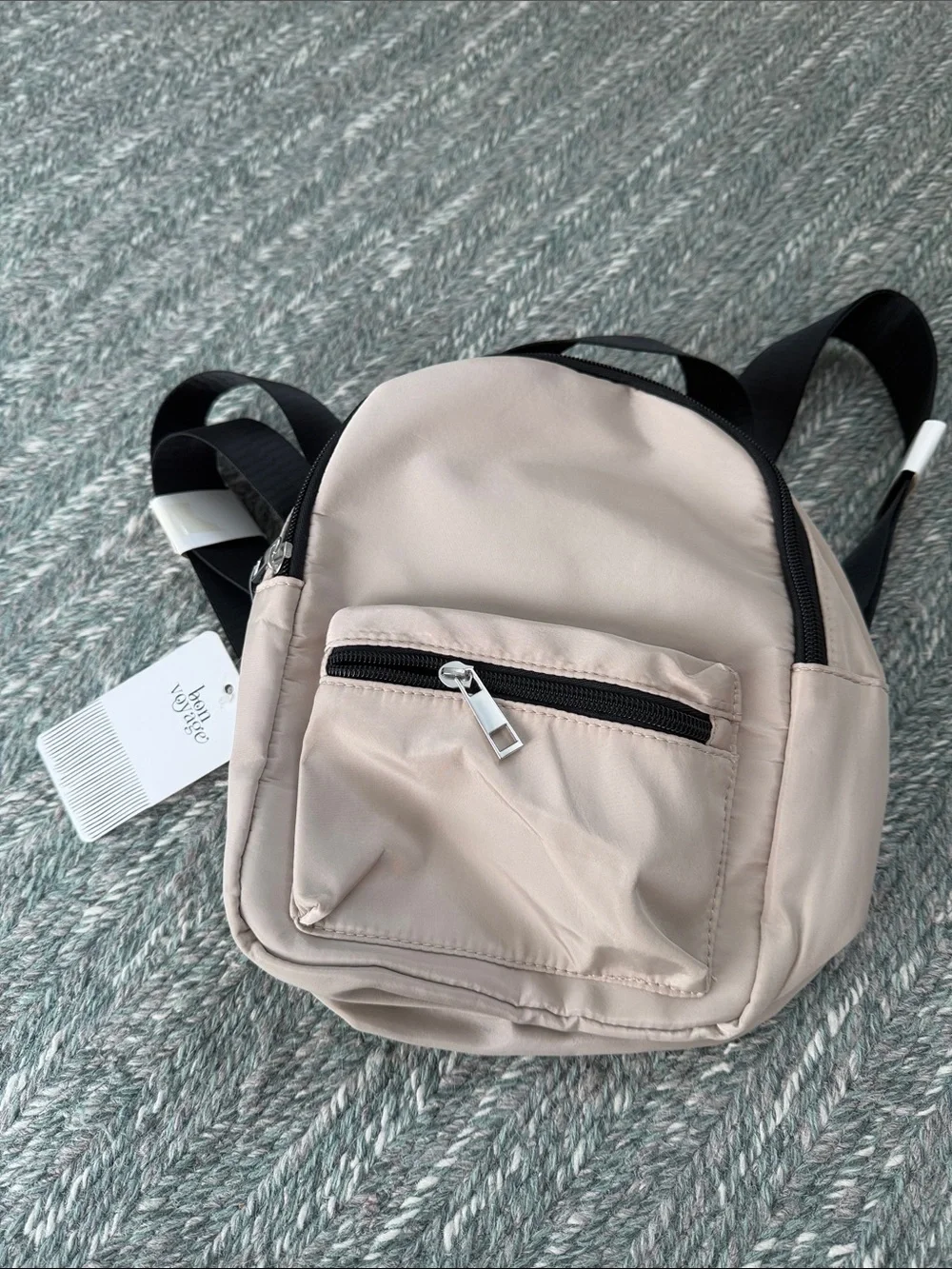Mini Beige Kids Backpack - Unbranded